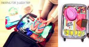 SMART PACKING FOR 3 WEEKS TRIP