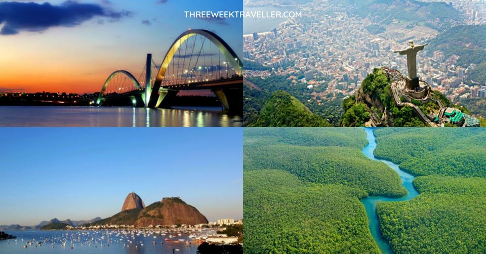 Itinerary ○ Highlights of Southern Brazil in 3 Weeks. — Dots on Maps.